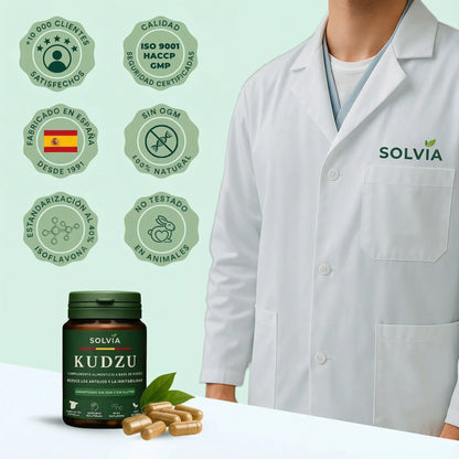 Kudzu Solvia 40 mg de isoflavonas – 100% natural