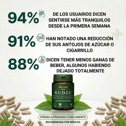 Kudzu Solvia 40 mg de isoflavonas – 100% natural