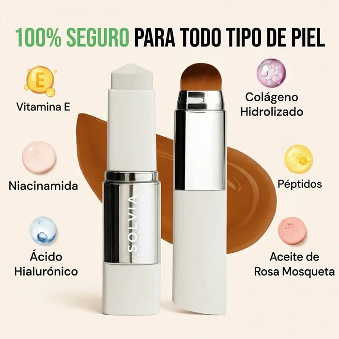 Barra de base de maquillaje coreana con cambio de color Solvia™ - Solvia ES