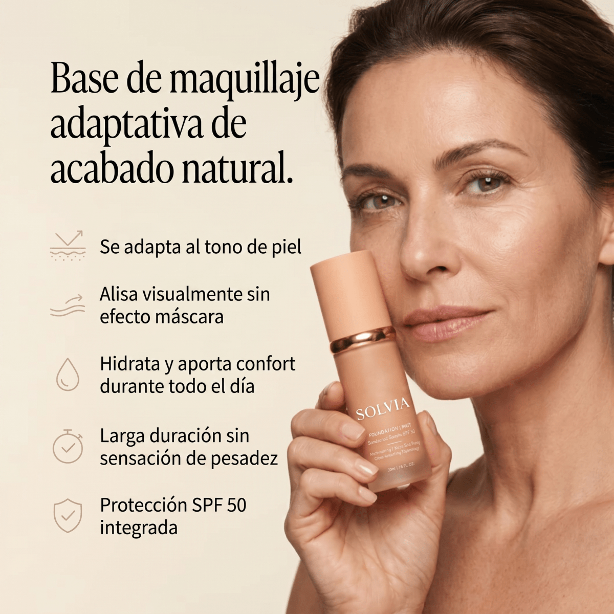 Base de maquillaje 4 - en - 1 Solvia® - Solvia ES
