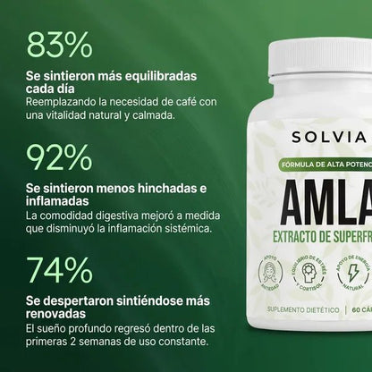 Cápsulas de Superfruta de Amla - Solvia ES