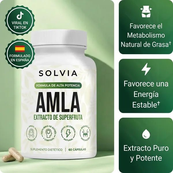 Cápsulas de Superfruta de Amla - Solvia ES