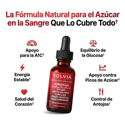 Complejo 7 en 1 para el Azúcar en Sangre - Solvia ES