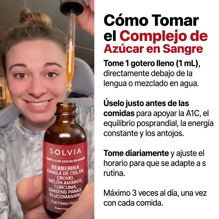 Complejo 7 en 1 para el Azúcar en Sangre - Solvia ES