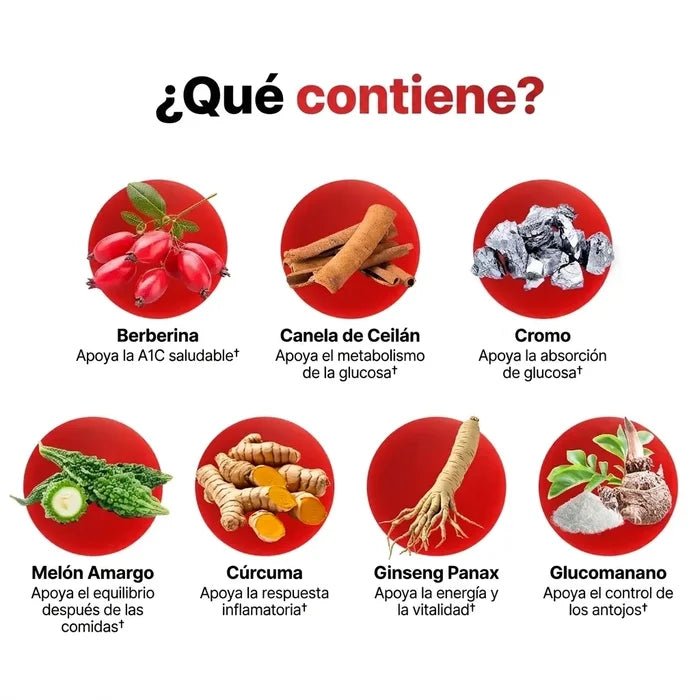 Complejo 7 en 1 para el Azúcar en Sangre - Solvia ES