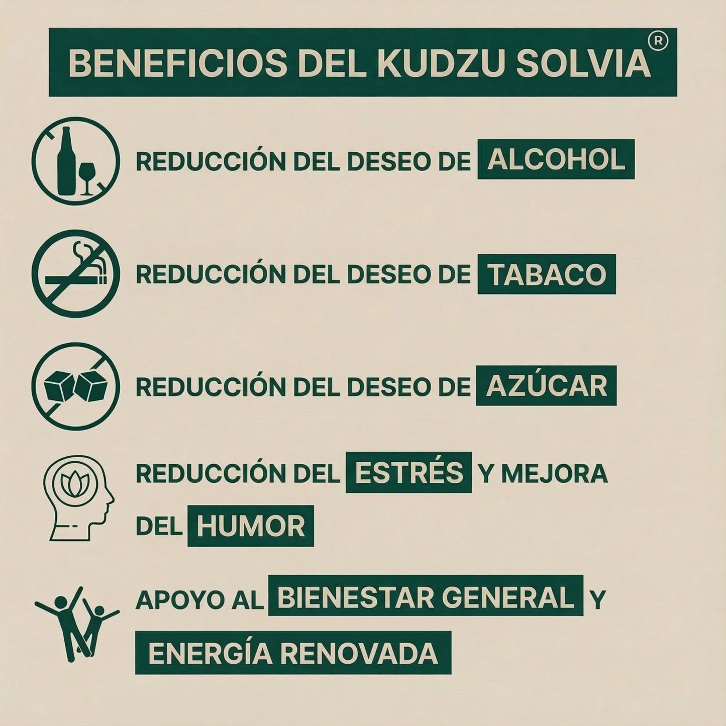 Kudzu Solvia 40 mg de isoflavonas – 100% natural