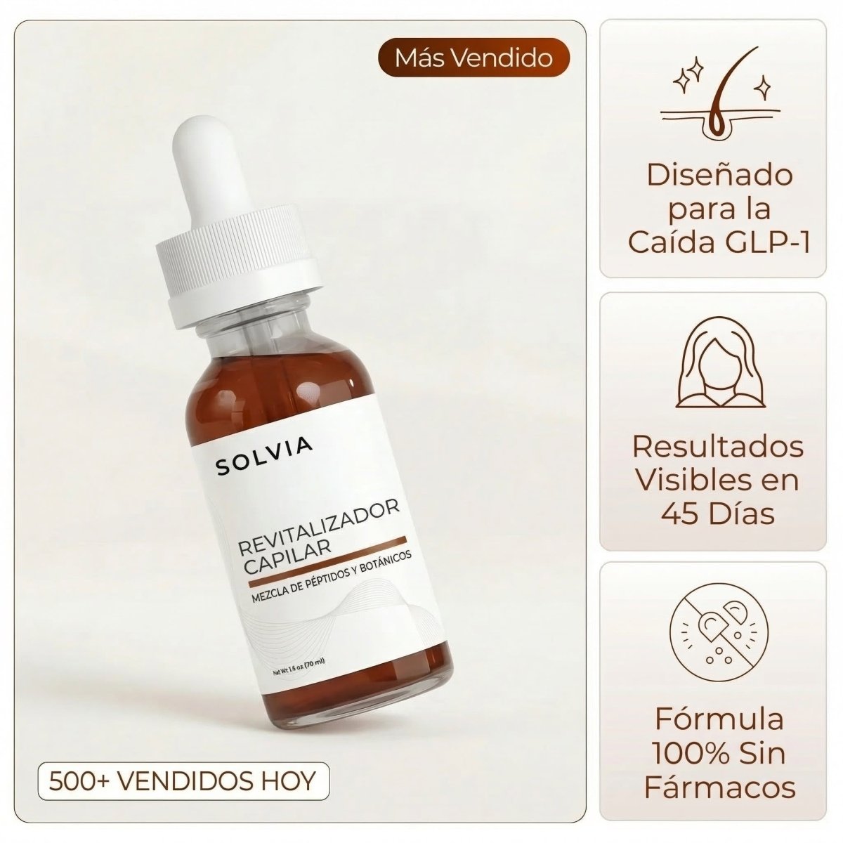 Detén la Caída de Cabello por GLP - 1 y Recupera Tu Confianza - Solvia ES