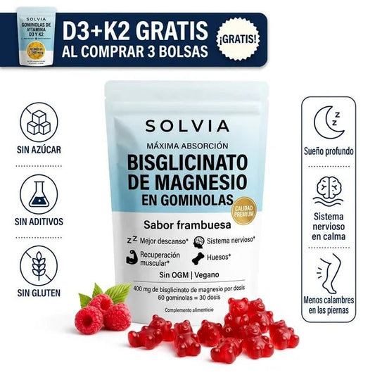 Gomitas de Bisglicinato de Magnesio Solvia - Solvia ES