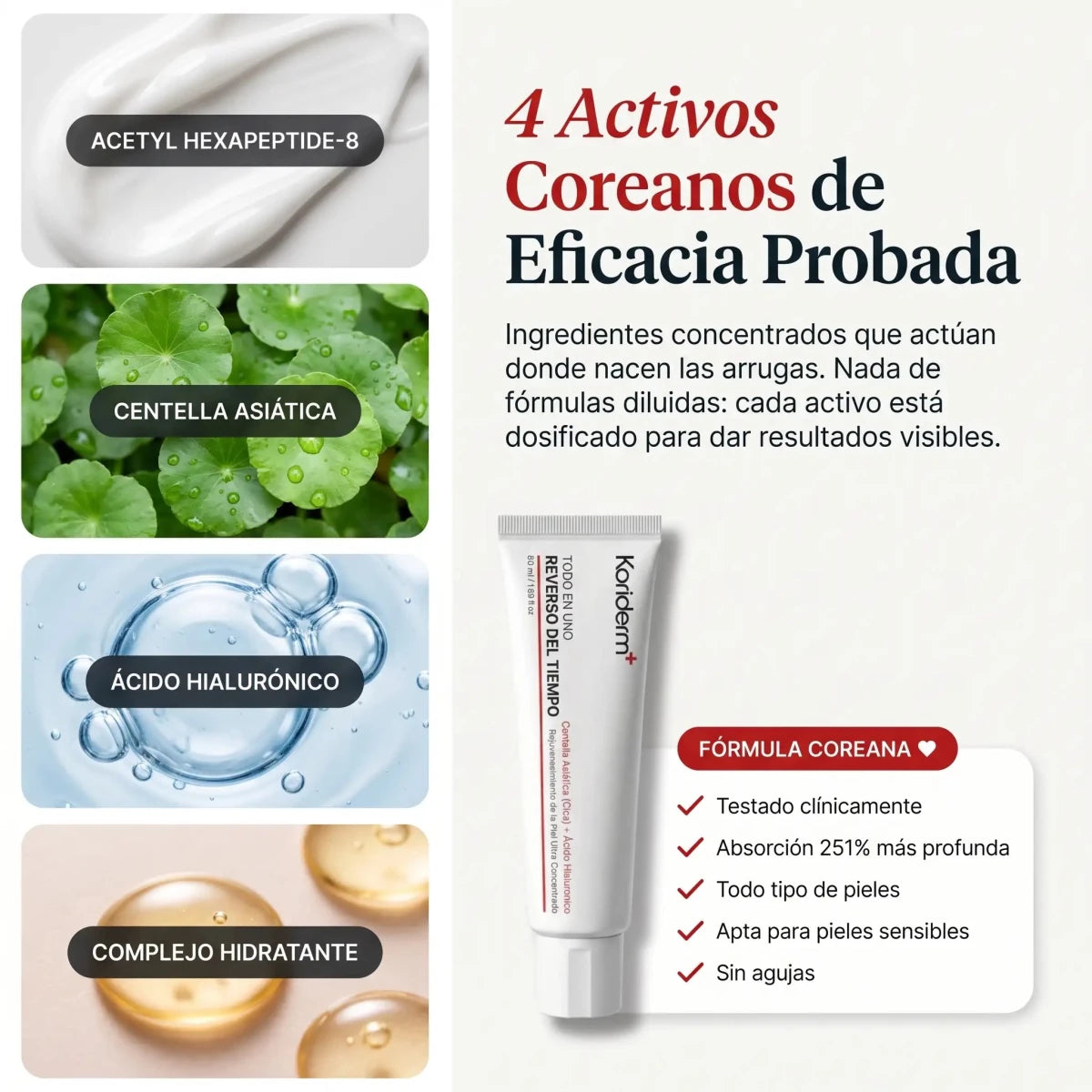 Koriderm™ Crema Rejuvenecedora - Todo en Uno - Solvia ES