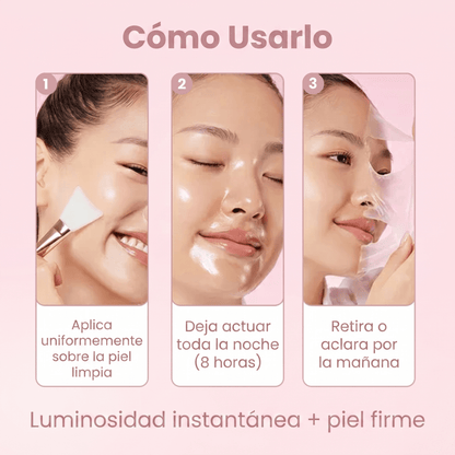 Mascarilla Nocturna Envolvente de Colágeno - Solvia ES