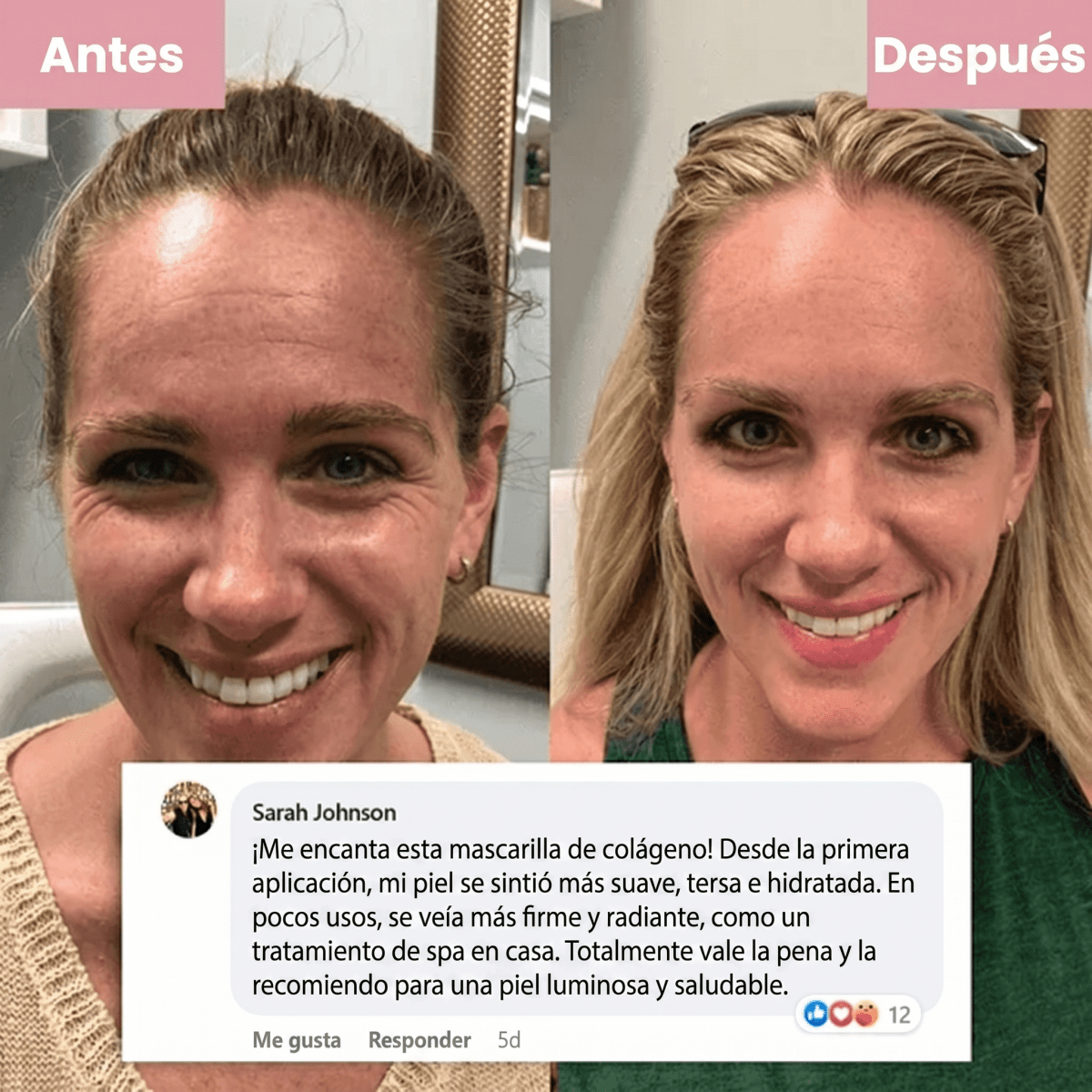 Mascarilla Nocturna Envolvente de Colágeno - Solvia ES
