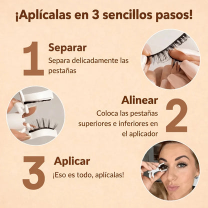 Pestañas magnéticas Solvia™ sin pegamento - Solvia ES