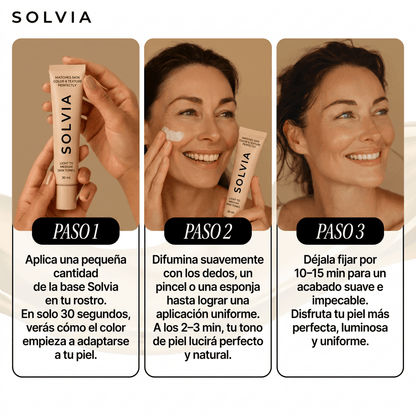 Solvia™ - Base de Maquillaje con Cambio de Color - Solvia ES