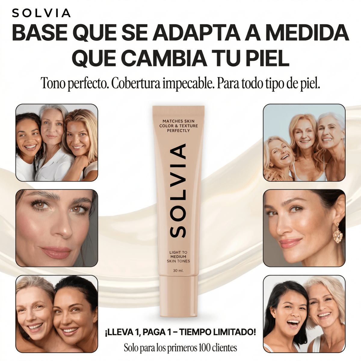 Solvia™ - Base de Maquillaje con Cambio de Color - Solvia ES